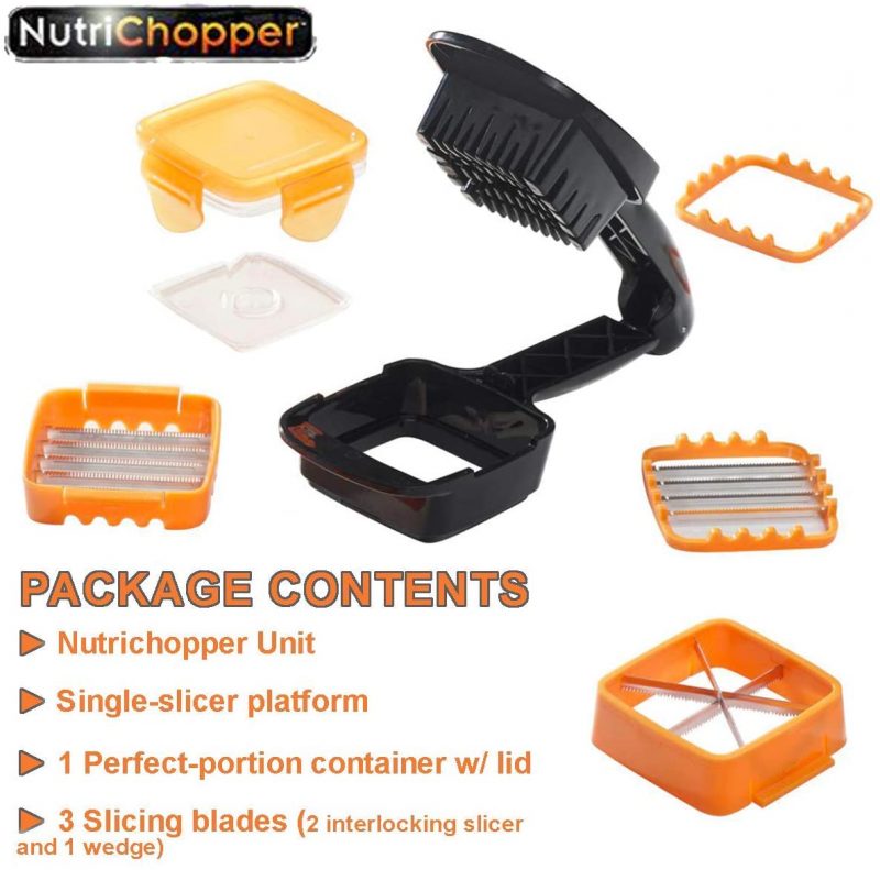 Multi-purpose Food Chopper with Stainless Steel Blades As Seen On TV