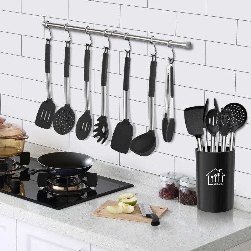 Silicone Cooking Utensils Set15PCS Kitchen Utensils