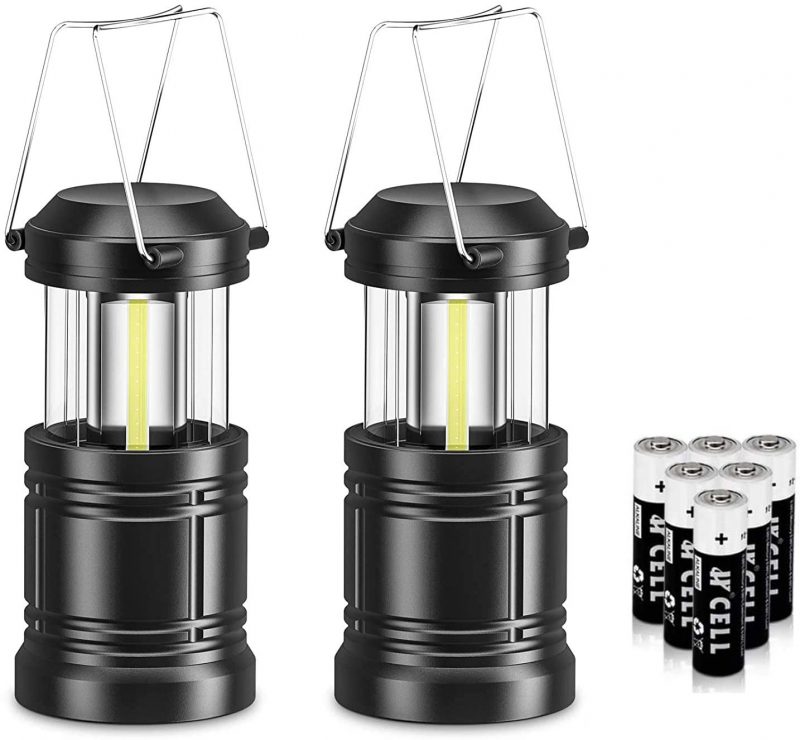 2 Pack Portable LED Collapsible Camping Lantern As Seen On TV