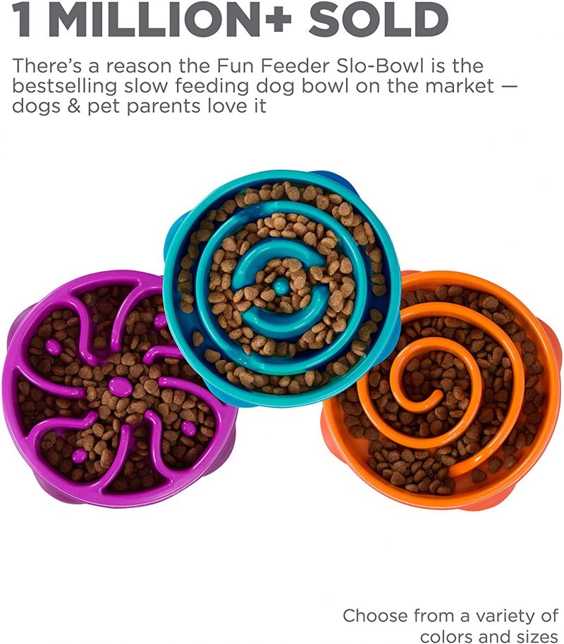 Fun Feeder Slo Bowl - Slow Feeder Dog Bowl