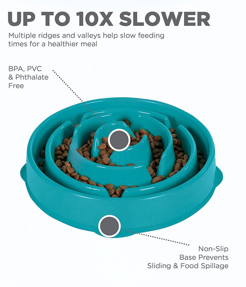Fun Feeder Slo Bowl - Slow Feeder Dog Bowl