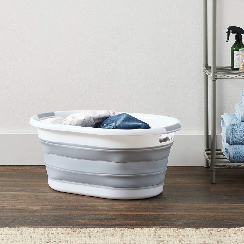 Collapsible Plastic Laundry Basket