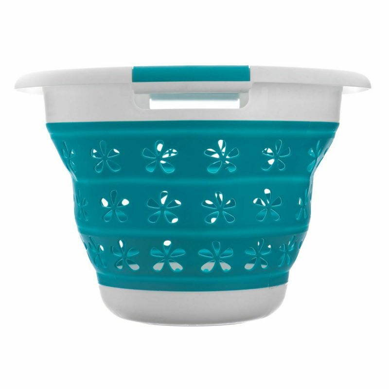 Collapsible Laundry Basket Folding Cloth Washing Pop Up Storage Bin Space Saving