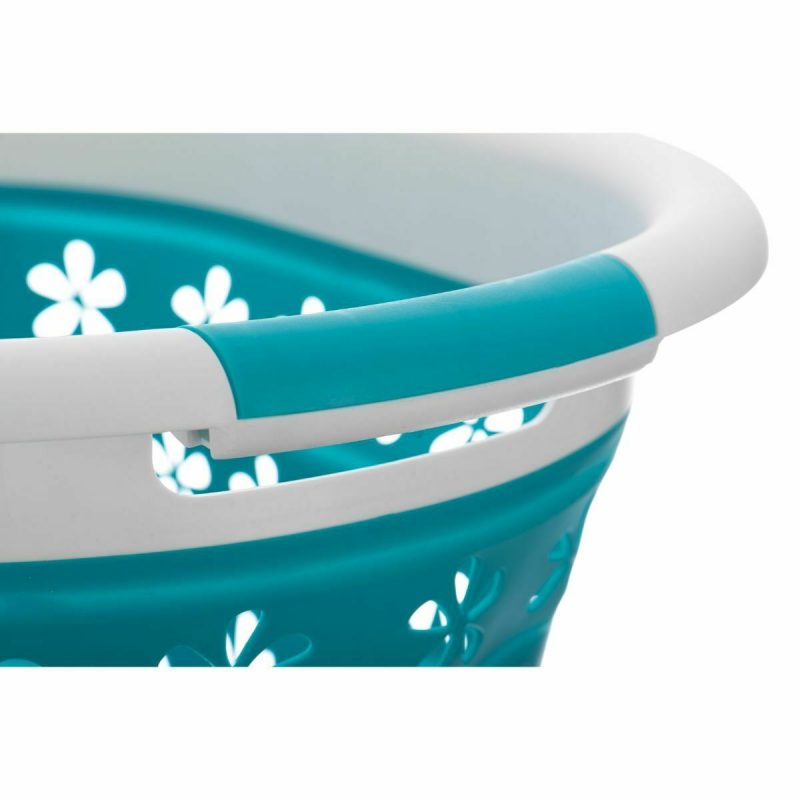 Collapsible Laundry Basket Folding Cloth Washing Pop Up Storage Bin Space Saving