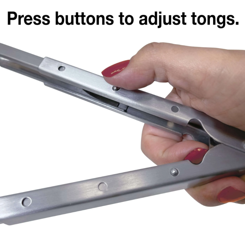 STAINLESS STEEL ADJUSTABLE LOCKING TONGS