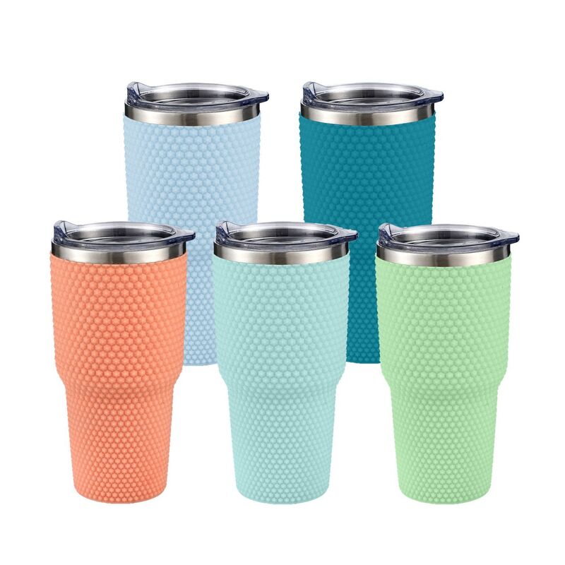 New Plastic 30oz Double Walled Studded Tumbler - Image 2