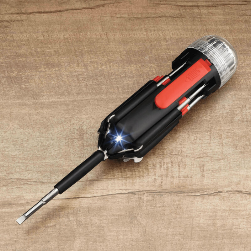 8 Screwdrivers in 1 Tool with Worklight and Flashlight