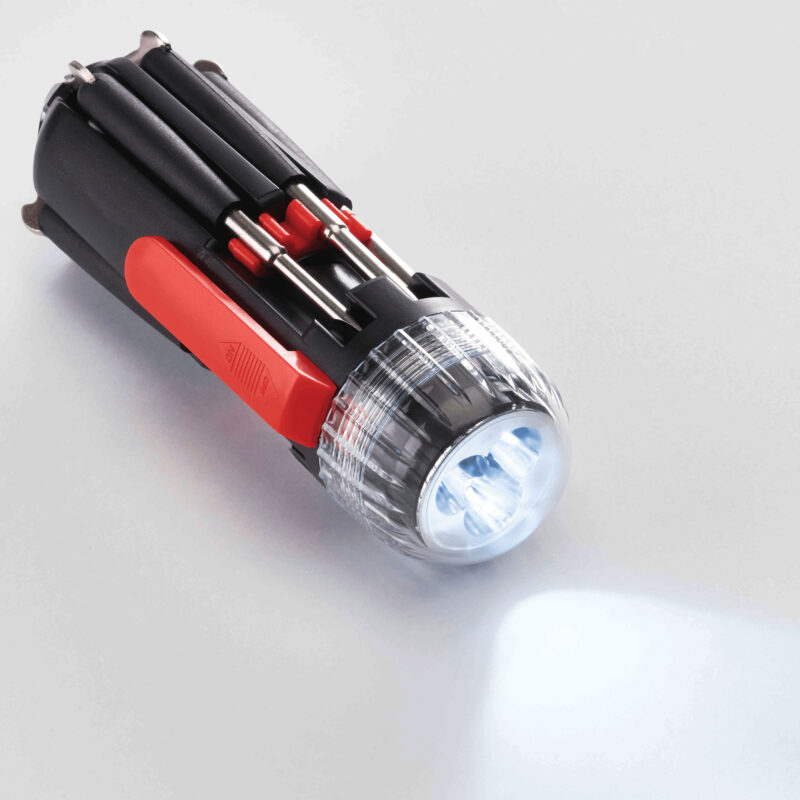 8 Screwdrivers in 1 Tool with Worklight and Flashlight