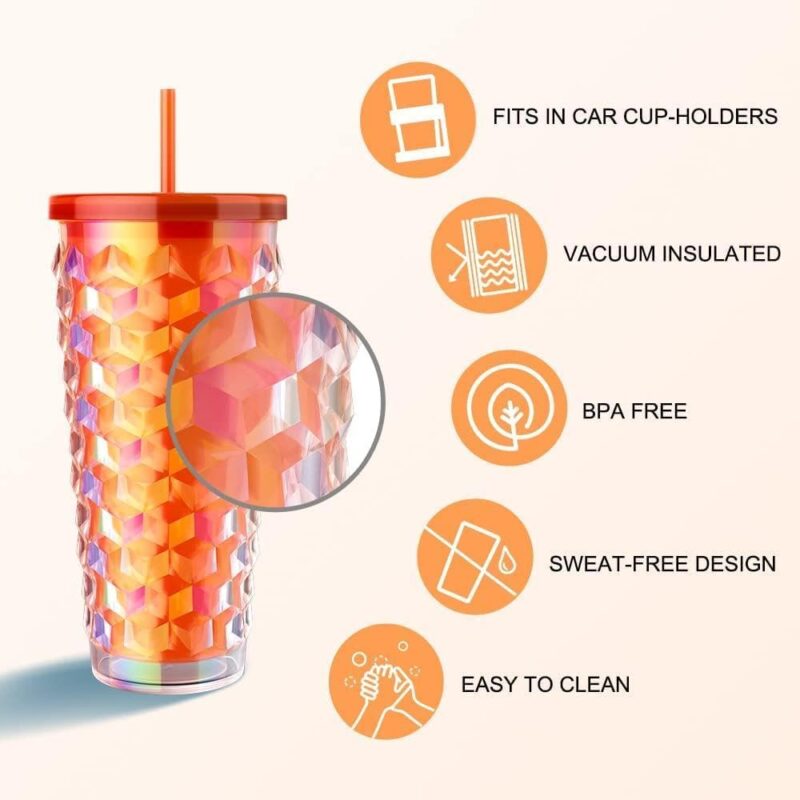 18 oz  Double Layer Insulated Coffee Cup