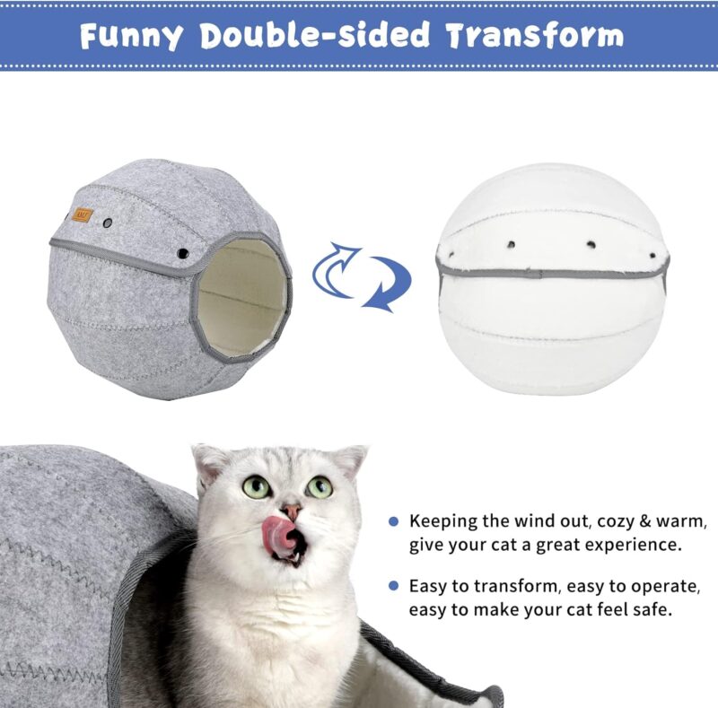 Soft Cat Cave & Foldable Bed