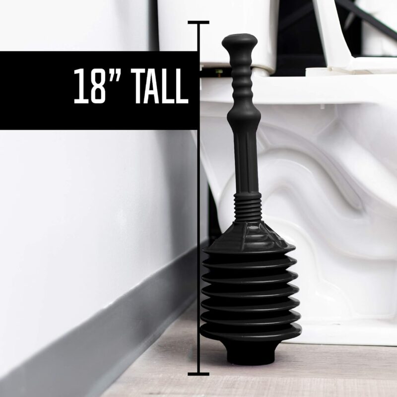 Professional Bellows Accordion Toilet Plunger