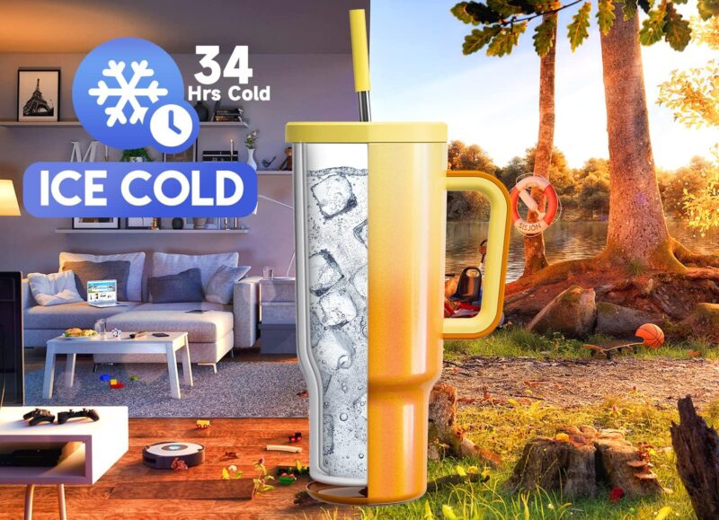 40oz Tumbler with Handle