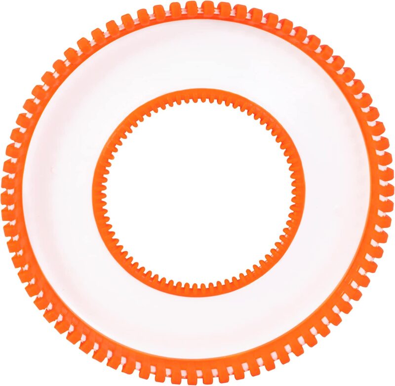 Orange Rugged Flyer Dog Toy